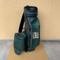 本間ゴルフ メタリックグリーン キャディバッグ 透明カバー付き - メルカリ