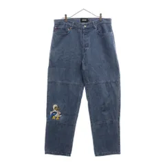 【最終セール】デニム　ジーンズ　PALACE PALACE Skateboards 'P Jean Hard Wash'加工デニム パンツ