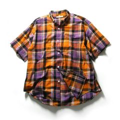 【新品】 JOURNAL STANDARD ／ ジャーナルスタンダード　半袖シャツ ボタンダウンシャツ シャツ マドラスチェック ｜ 春夏