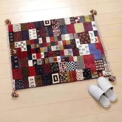 さらにお値下げ中　【美品】ギャッベ　カシュクリ　一点もの さらにお値下げ中 【美品】ギャッベ カシュクリ 一点もの ラグ