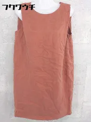 ◇ STUNNING LURE スタニングルアー ノースリーブ 膝丈 ワンピース サイズS ブラウン系 レディース 【中古】 【1002801323899】のサムネイル
