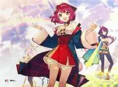 【中古】タペストリー [単品] 集合 描き下ろしイラストA1組立棒タペストリー 「PS4/switchソフト ソフィーのアトリエ2 ～不思議な夢の錬金術士～ スペシャルコレクションボックス」 同梱特典