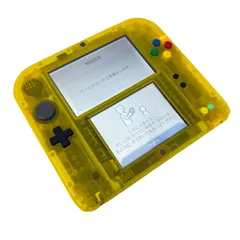 ニンテンドー2DS ピカチュウ クリアイエロー 美品】希少品ニンテンドー2DS クリアイエロー 本体 ピカチュウ