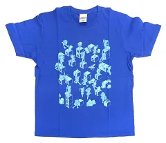 【中古】衣類 集合 Tシャツ ブルー Lサイズ 「ドラゴンクエストビルダーズ2 破壊神シドーとからっぽの島」