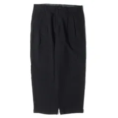COMME des GARCONS コムデギャルソン パンツ ツータック ウール ワイド スラックスパンツ 90s トラウザー HOMME 田中オム アーカイブ AD1998 ブラック 黒 X ボトムス ズボン 日本製 ブランド フォーマル カジュアルのサムネイル