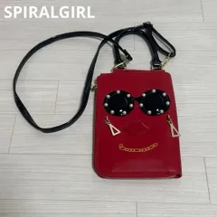 SPIRALGIRLスパイラルガール フェイス柄スタイルミニバッグ