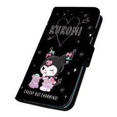 サンリオ 正規品 クロミ Pixel 8 ケース 手帳型 スマホケース [デザイン:1.Night(BK)/マグネットハンドあり] SANRIO ピクセル8 pixel8