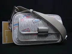 ■新品■未使用■ MICHAEL KORS マイケルコース ブラッドショー ミニカメラバッグ MK柄 PVC×レザー ショルダー オフホワイト系 FN6342