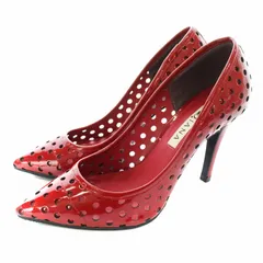 DIANA ダイアナ 黒エナメルレッドソールパンプス23.5センチ DIANA ダイアナ パンプス ブラックレッドソール 23.5 - メルカリ