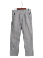 【お得なクーポン配布中!】 80s USA製 リーバイス 519 コーデュロイ パンツ メンズ 34 30 / ヴィンテージ スリム ストレート 細畝 コーズ 42 TALON グレー アメリカ製