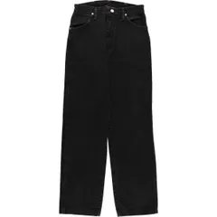 古着 80~90年代 ラングラー Wrangler ブラックデニム ストレートデニムパンツ USA製 レディースL(w27)相当 ヴィンテージ/eaa578028