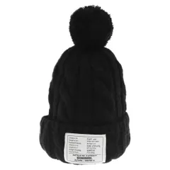 NEIGHBORHOOD (ネイバーフッド) 22AW×KATHARINE HAMNETT キャサリンハムネット ボンボン付きニットビーニー ブラックのサムネイル