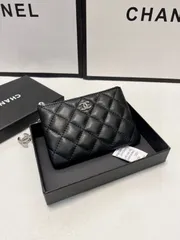 【本日限定特価】シャネル ラムスキン コインケース 14.5×9cm フルレザー 専用ボックス付き[本日特価|新品未使用品]