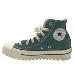 CONVERSE コンバース レディース スニーカー 1SD056 オールスターBT シャークソール HI 24.5cm グリーン 【中古】 22509K104