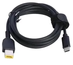 Type-C タイプc 充電ケーブル 1.5m(18.5v-20v)PD充電 65W (11.0×4.5mm レノボ/NEC/ThinkPad) [11.0×4.5mm レノボ/NEC/ThinkPad]