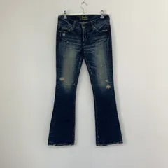 【RODEO CROWNS】ロデオクラウンズ　ブルー　25　デニムパンツ　ワイドパンツ　カジュアル　美品