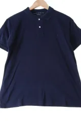 W ( M ) ポロ Ralph Lauren(ラルフローレン) 半袖 カラー Tシャツ ネイビー コットン- 13AF1