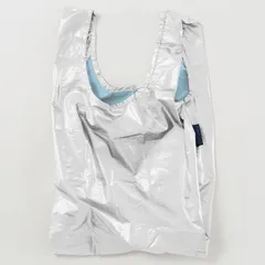 新品 エコバッグ BAGGU BABY ベビーバグゥ バグー メタリックシルバー【SPORTUS】