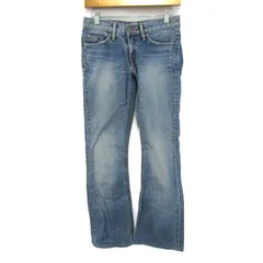 エドウィン デニムパンツ ジーンズ ボトムス レディース ﾌﾘｰサイズ ブルー EDWIN 【中古】