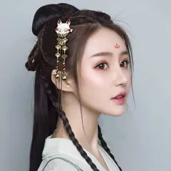 【普通郵便発送】 ヘアアクセサリー 【2個セット】狐 キツネ ヘアピン セット ヘアクリップ 花魁