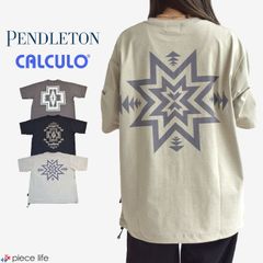 【2025秋冬新作】 ペンドルトン PENDLETON Tシャツ 半袖 バックプリントTシャツ Back Print Tee カルキュロ 吸汗 速乾 ドライタッチ 軽量 ストレッチ メンズ レディース  春 夏 秋 S M L 5475-1028