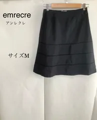 en recre アンレクレ 新品 スカート黒　春夏秋のサムネイル