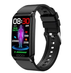 スマートウォッチ 4色 血糖値 日本製 センサー 尿酸値 血圧測定 血中酸素 体温監視 心拍数 IP68防水 iPhone Android対応 日本語1