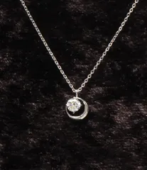 美品 カナルヨンドシー ネックレス SV ラインストーン 株主優待品 レディース canal4℃