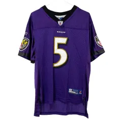 売れ筋新商品 ルイス レイブンズ NFL 00s 選手プリントTシャツ 白 紫 