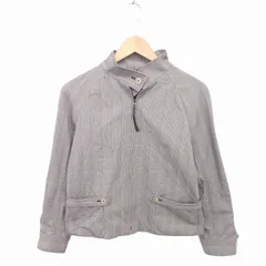 ロペ ROPE ジャケット アウター ブルゾン スタンドカラー チェック ベージュ ブラック 薄茶 黒 /TTのサムネイル