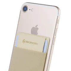 【数量限定】SINJIMORU 手帳型 カードケース、SUICA PASMO カード入れ パース ケース iPhone14 Plus Pro Pro Max iPhone 13 12 シリーズ対応 スマホ 背面 カードホルダー、シンジポ-チflap、ベージュ。