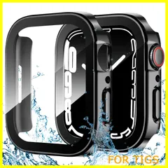 【新着商品】【2023強化版】 for Apple Watch ケース Apple Watch ケース 対応 IP68完全防水 バンド 水泳・スポーツ専用 防水ケース 3D直角エッジデザイン Apple Watch Series 9/8/7 41mm対応 光沢