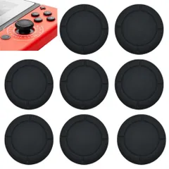 交換 純正 修理 スティックカバー に近いデザイン スティックカバー ボタンカバー、switch ブラック カバー、ブラックswitch スティックカバー、アナログレバジョイコン Switch＆SwitchLiteに対応switch 黒 ボタンカバー swit