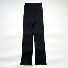 美品　プリーツプリーズ　変形　ワイドパンツ　ブラック　サイズ5 PLEATS PLEASE プリーツプリーズ プリーツパンツ ブラック