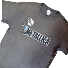00s Y2K Metallica Juindo 2002 アニメ風 カートゥーン Tシャツ Lサイズ バンドTシャツ メタリカ Vintage ヴィンテージ 半袖 ビンテージ