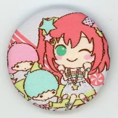 【中古】バッジ・ピンズ 黒澤ルビィ＆リトルツインスターズ 「ラブライブ!シリーズ!×サンリオキャラクターズ カフェコラボ 刺繍缶バッジ Aqours ＆ Saint Snow」