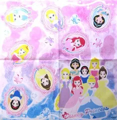 2016121519 キャラクター ランチクロス ディズニープリンセス （ レース ピンク/ブルー ) （ ランチョンマット 給食ナフキン ランチマット 子供 幼稚園 男の子 女の子 ハンドメイド ）