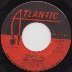 米7” Roberta Flack Reverend Lee / Business Goes On As Usual 452758 Atlantic /00080