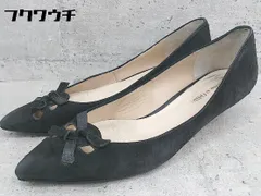 ◇ Odette e Odile オデット エ オディール UNITED ARROWS ヒール パンプス サイズ22 1/2 ブラック レディース 【中古】 【1002800742950】