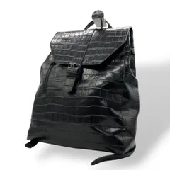 美品 ナガタニ 3way リュック ショルダー クロコ型押し ユニセックス 美品 ナガタニ 3way リュック ショルダー クロコ型押し ユニセックス