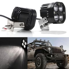 ホワイト バイク 車 24v 汎用 12v フォグランプ 作業灯 ２個セット ワークライト LED