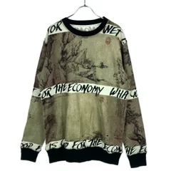 Vivienne Westwood MAN ヴィヴィアンウエストウッド マン 19SS 水墨画プリント スウェットトレーナー S25GU0110 グリーン系 Mのサムネイル