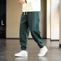 [L] メンズ ファッション 服 男性用 オシャレ シンプル 大人 かっこいい 大きいサイズ ストリート 紳士服 カジュアル スーツ パンツ 冬 プリント ベルベット デビッド