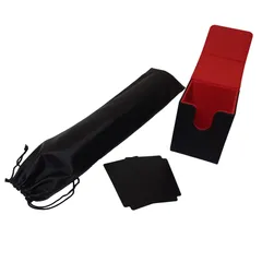 デッキケース 赤 220枚 収納 プレイマット ケース 防水 ポーチ セット ポケモンカード 遊戯王 ワンピースカード マジックザギャザリング デュエルマスターズ ドラゴンボール スーパーカードゲーム フュージョンワールド