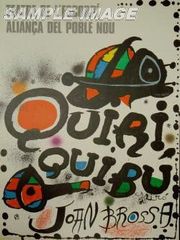 ジョアン・ミロ リトグラフポスター 「Quiriquibu1976」【額縁無し】#FA150022