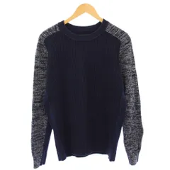 ジースターロウ G-Star RAW DAMK R KNIT L/S ニット セーター 袖切替 長袖 S 紺 D07537 /TK ■JSのサムネイル