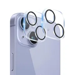 【大人気】【2枚セット-国産旭硝子素材】 対応 iphone 13 / 13 mini カメラ保護 フィルム 指紋防止 強化ガラス アイホン 13 保護カバー カメラ いpほね 13 プラス カバー 全面保護 2眼レンズ保護 硬度9H 耐衝撃 キズ防止 露出オ