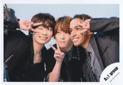 【中古】生写真(ジャニーズ) Aぇ! group/末澤誠也・草間リチャード敬太・福本大晴/横型・バストアップ/オリジナルグッズ2022オリジナルフォト/公式生写真