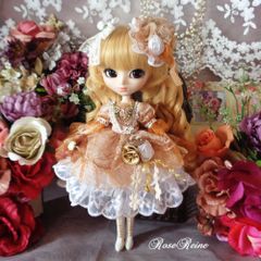 ロリータロマンス 琥珀に魅せられて…ティアードフリルのシンフォニードールドレス豪華5点セット