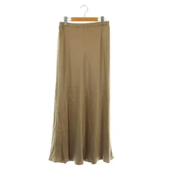 AP STUDIO Cu/R マキシスカート ベージュ 36 新品未使用タグ付き Cu/R maxi skirt（ロング・マキシ丈スカート）｜AP STUDIO